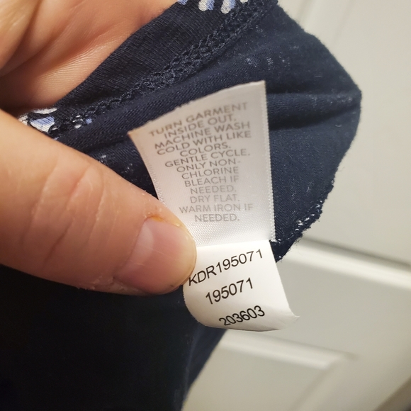 J. Jill Elliptical flounced paisley dress size XS - Picture 10 of 10